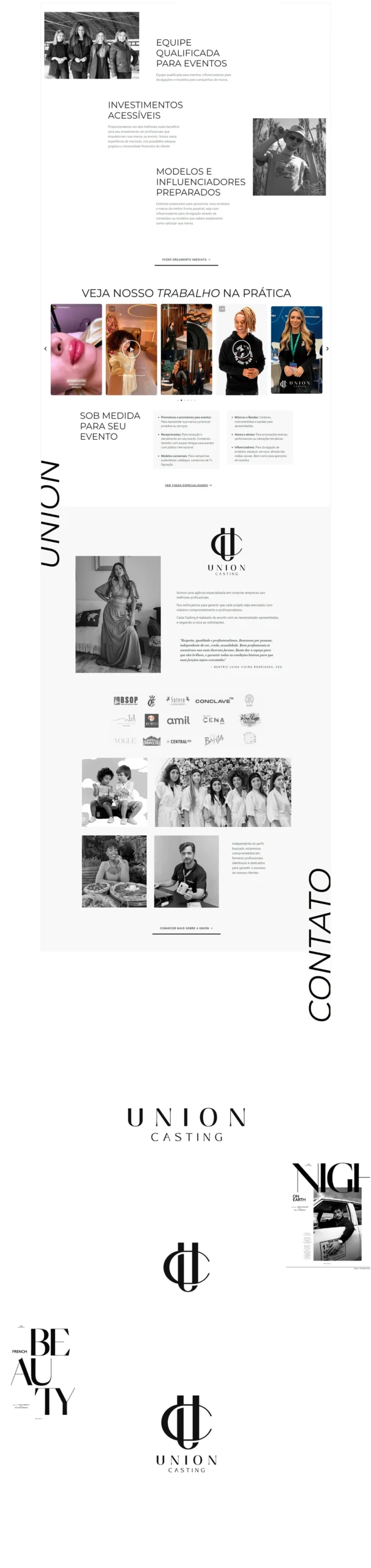 Union Casting | Branding & Website